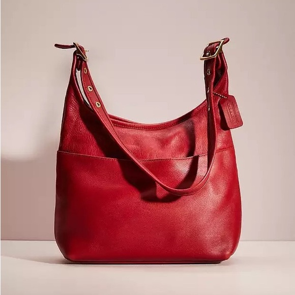 Coach Red Legacy Ergo Leather Tote